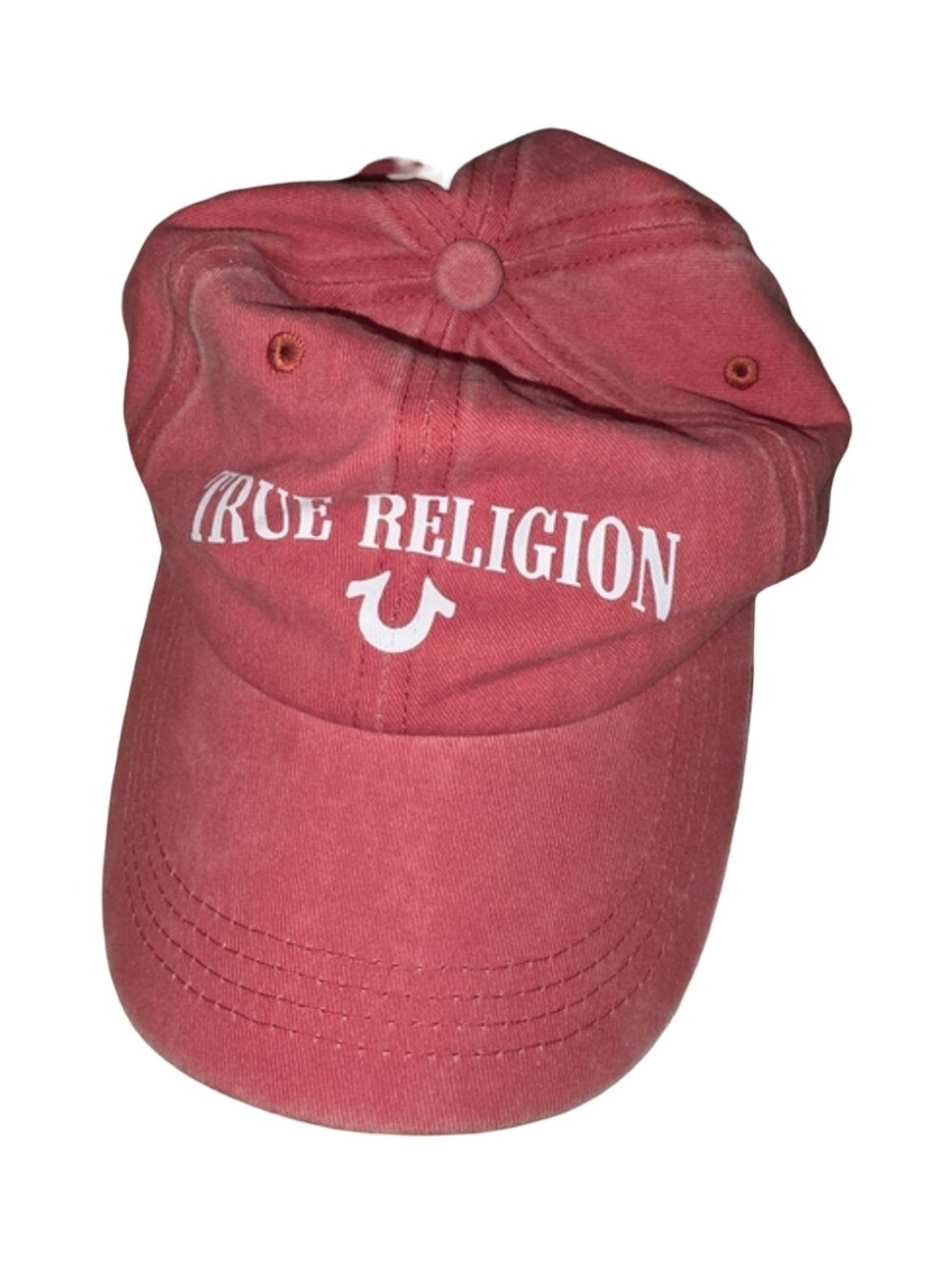 True Religion Kids Coral Logo Baseball Cap
